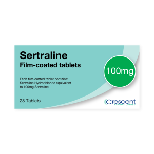 Sertraline 100mg x 30 tablets